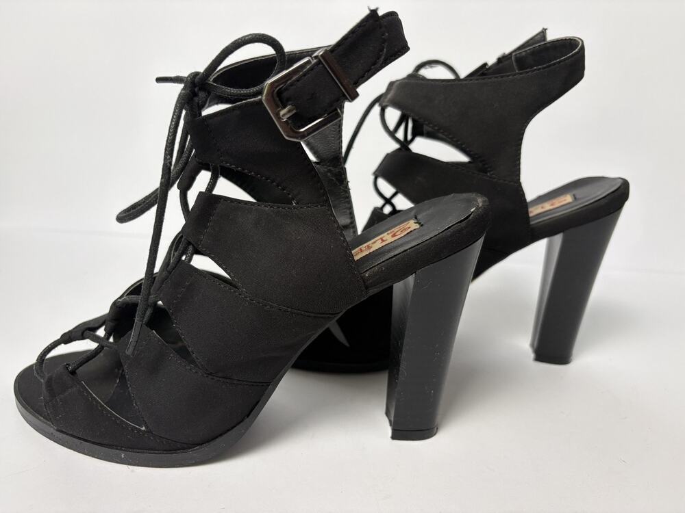 2 Lips -Too Vested Strappy Heel Sandals Women’s Size 9